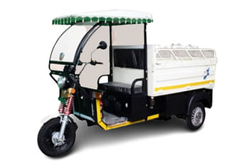 White E Rickshaw Loader