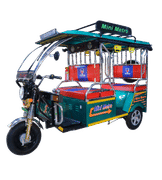 मिनी मेट्रो Battery Operated Electric Rickshaw