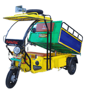 मिनी मेट्रो Battery Operated Tricycle Loader-image
