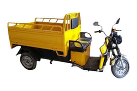 SN Solar Energy Battery Operated E Rickshaw Loader-image