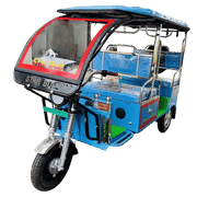 Star Bull Stainless Steel Battery Operated E-Rickshaw