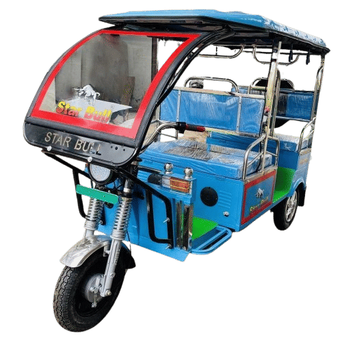Star Bull  Stainless Steel Battery Operated E-Rickshaw