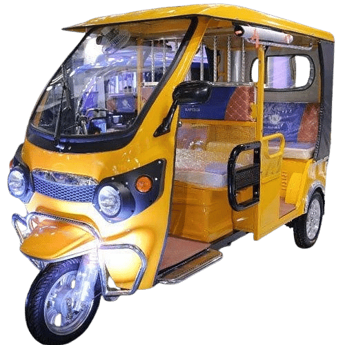 Kaptech India Yellow Battery Operated E-Rickshaw