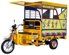 Gayatri Electric School Van-image