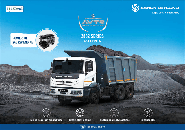 Ashok Leyland 2832 Tipper 6x4 Ashok Leyland 2832 Tipper 6x4