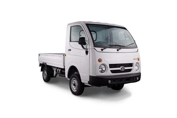 Tata Ace Gold CNG A white Tata Ace Gold compact mini truck offering an efficient payload capacity, top-quality engine and great mileage