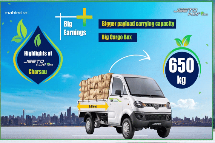 Mahindra Jeeto Plus CNG Charsau details