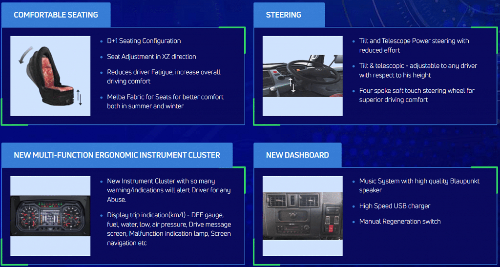 Tata truck specifications