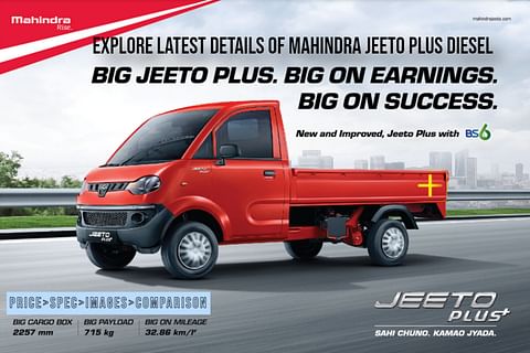 Mahindra Jeeto Plus Diesel: Everything About Its Performance