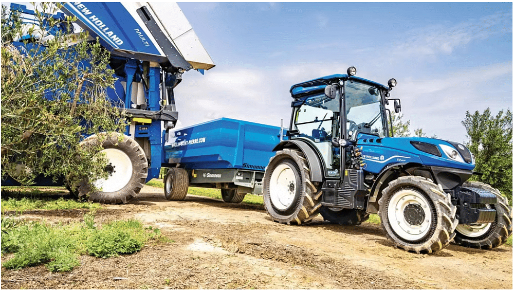 New Holland new Suspension System for T4V & T4N Vineyard Tractors