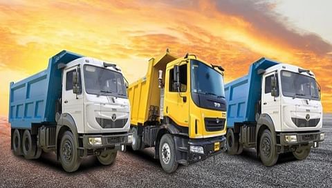 Top tipper trucks used in India for the construction industry