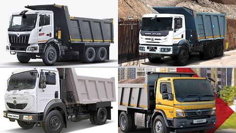 Top 4 Heavy-Duty Tipper Trucks in India