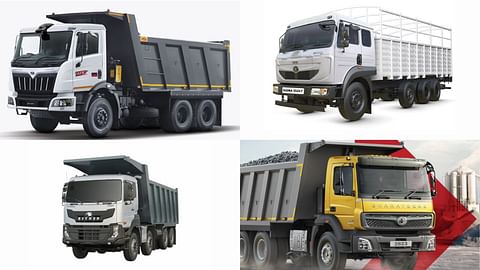 Top 4 Dumper Trucks in India: BharatBenz, Tata, Mahindra, and Eicher