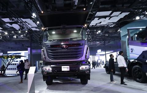 Tata Motors Unveils the Powerful and Innovative Prima 35.K Tipper Truck at Bharat Mobility Expo 2025