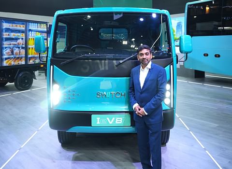 Switch Mobility iEV8 Cargo Truck Unveiled at Auto Expo 2025: Revolutionizing Electric Transport