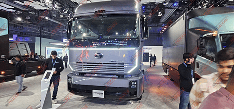 Tata Motors Debuts Tata Prima H.28 Hydrogen Powered Truck at Bharat Mobility Global Expo 2025