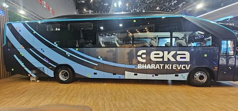 EKA Showcases Electric Coach at Bharat Mobility Expo 2025