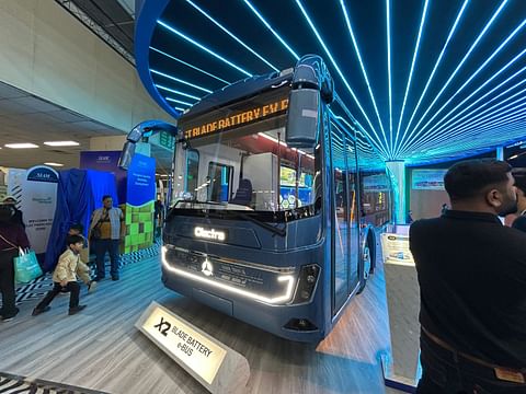 Olectra Showcases X2 Blade Battery Electric Bus at Auto Expo 2025 – Key Features and Innovations