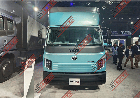 Auto Expo 2025: Tata Ultra E.12 Electric Trailer Truck Unveiled as a Future Innovation