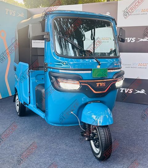 TVS Motor Launches India's First Bluetooth-Enabled Electric Three-Wheeler: EV Max