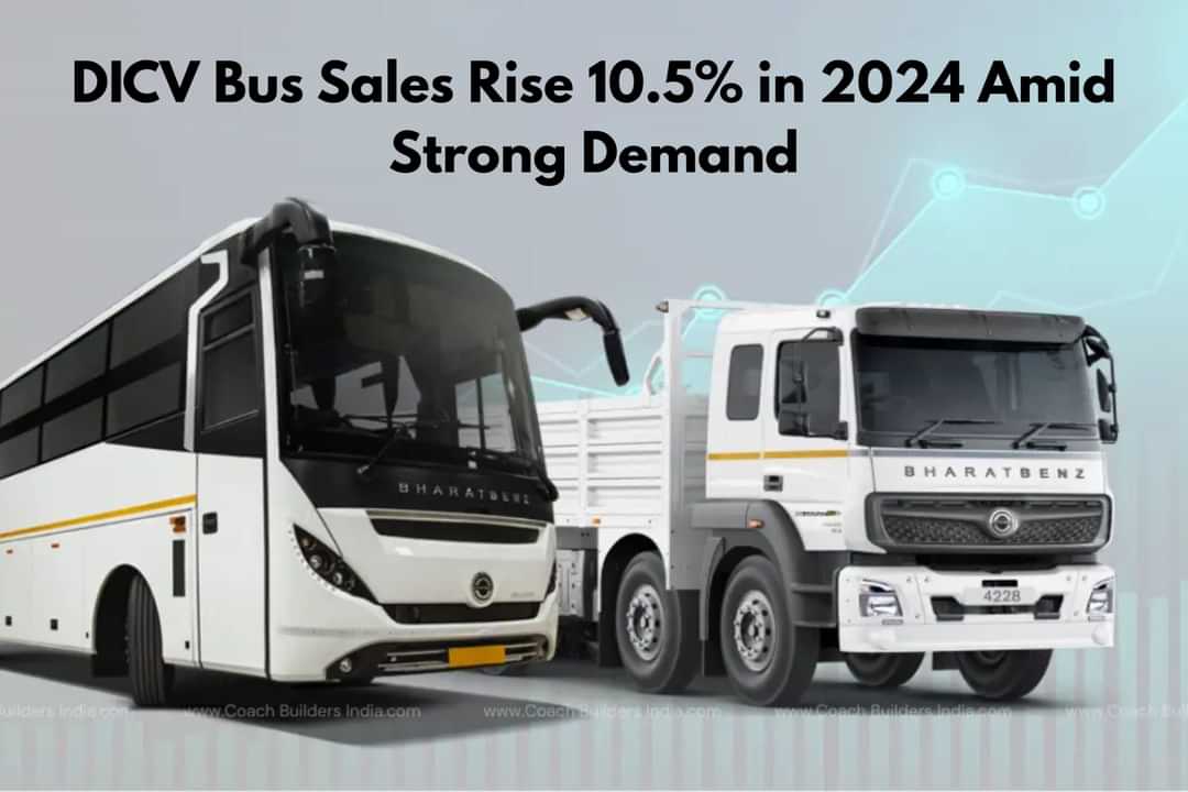 DICV Bus Sales Rise 10.5% in 2024 Amid Strong Demand