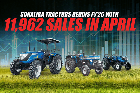 Sonalika Tractors Begins FY’26 with 11,962 Sales in April