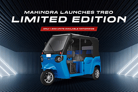 Mahindra Launches Treo Limited Edition: Only 1,500 Units Available Nationwide