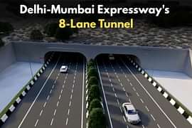 Delhi-Mumbai Expressway's 8-Lane Tunnel Nears Completion