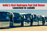 India's First Hydrogen Fuel Cell Buses Launched in Ladakh