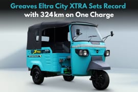 Greaves Eltra City XTRA Sets Record with 324 km on One Charge