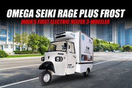 Omega Seiki Rage Plus Frost: India's First Electric Reefer 3-Wheeler
