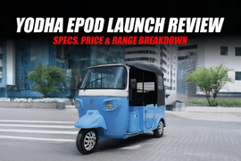 Youdha EPOD Auto Launch Review – Specs, Price & Range Breakdown