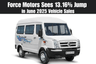 Force Motors Sees 13.16% Jump in June 2025 Vehicle Sales