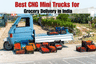 Best CNG Mini Trucks for Grocery Delivery in India