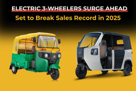 Electric 3-Wheelers Surge Ahead, Set to Break Sales Record in 2025