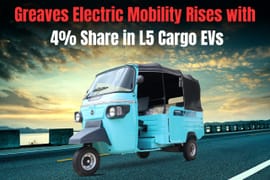 Greaves Electric Mobility Rises with 4% Share in L5 Cargo EVs