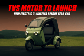 TVS Motor to Launch New Electric 3-Wheeler Before Year-End