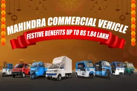 Mahindra Commercial Vehicle Festive Benefits Up to Rs 1.84 Lakh