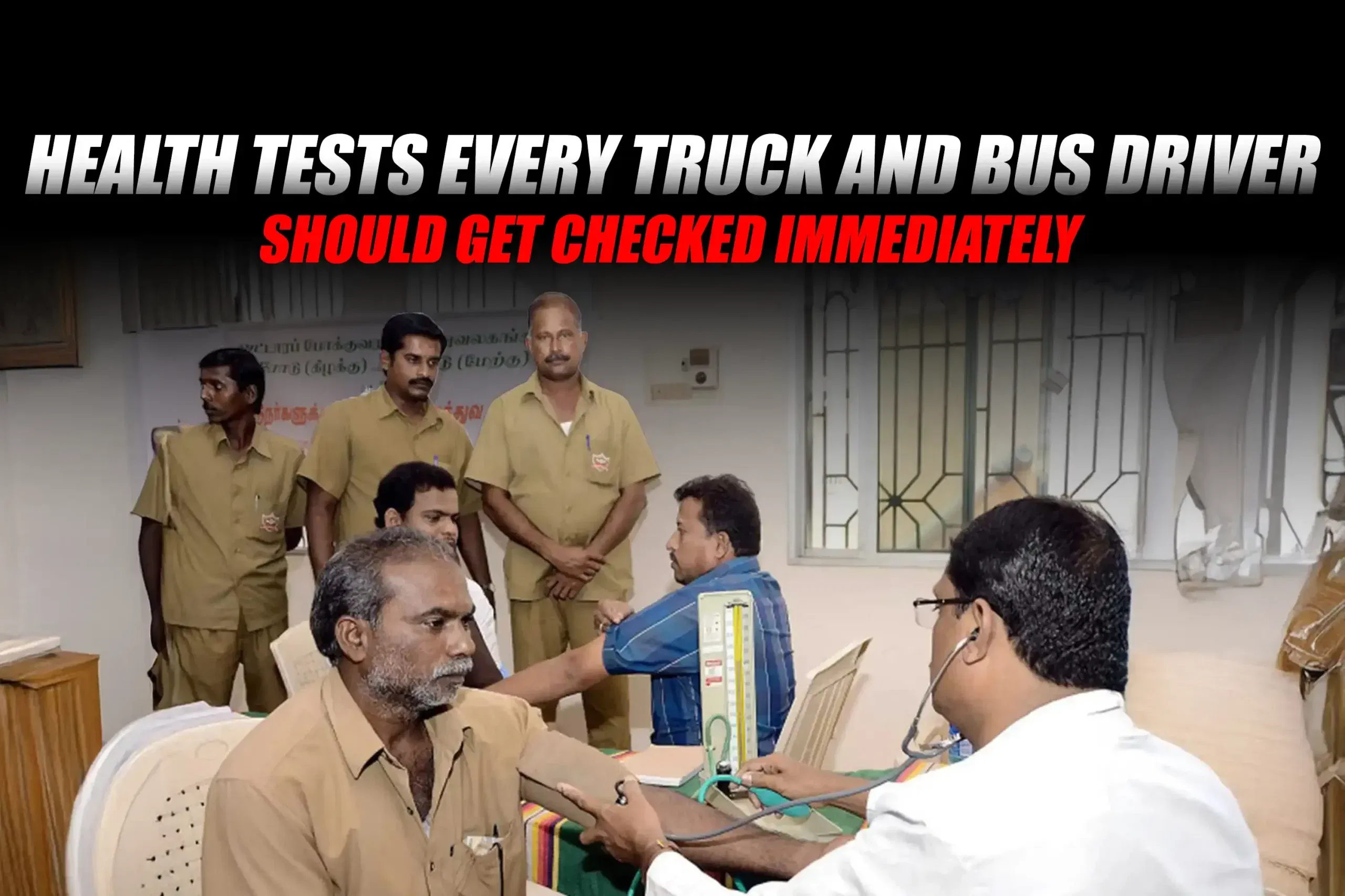 Health Tests Every Truck and Bus Driver Should Get Checked Immediately