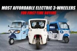 Most Affordable Electric 3-Wheelers for First-Time Buyers