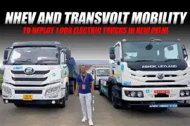 NHEV and Transvolt Mobility to Deploy 1,000 Electric Trucks in New Delhi