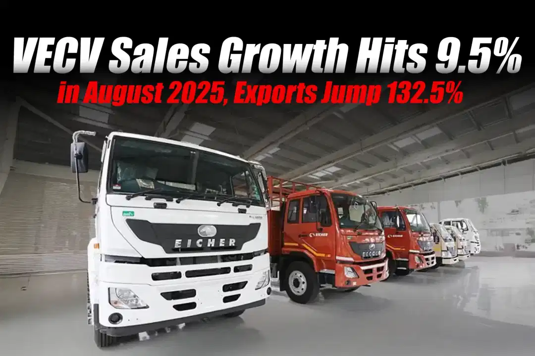 VECV Sales Growth Hits 9.5% in August 2025, Exports Jump 132.5%