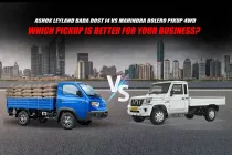 Ashok Leyland Bada Dost i4 vs Mahindra Bolero Pikup 4WD: Which Pickup is Better for Your Business?