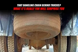That Dangling Chain Behind Trucks? What It’s Really For Will Surprise You