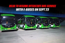 Delhi to Resume Interstate Bus Service with E-Buses on Sept 23