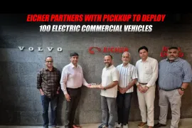 Eicher Partners with Pickkup to Deploy 100 Electric Commercial Vehicles