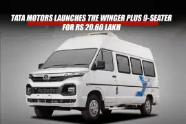 Tata Motors launches The Winger Plus 9-Seater for Rs 20.60 Lakh