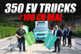Switch Mobility Gets Rupees 100 Cr Order from Celcius Logistics for 350 EV Trucks