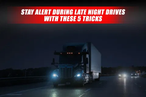 5 Simple Tips for Truck Drivers to Stay Alert During Night Drives