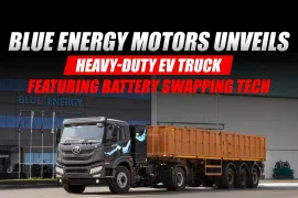 Blue Energy Motors Unveils Heavy-Duty EV Truck Featuring Battery Swapping Tech
